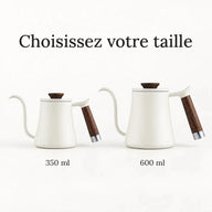 Bouilloire col de cygne disponible en 350 ml et 600 ml