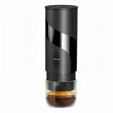 Yozcoffee Portable Espresso Maker 51mm 2-in-1 Ground & Capsule Black