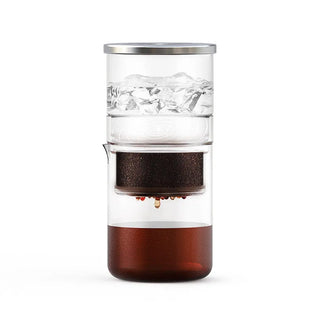 Ice Drip Cold Brew Maker 300ml Glass Slow Drip Transparent — hero product shot on a white background