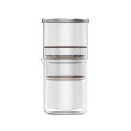 Ice Drip Cold Brew Maker 300ml Glass Slow Drip Transparent — close-up of key components and finish