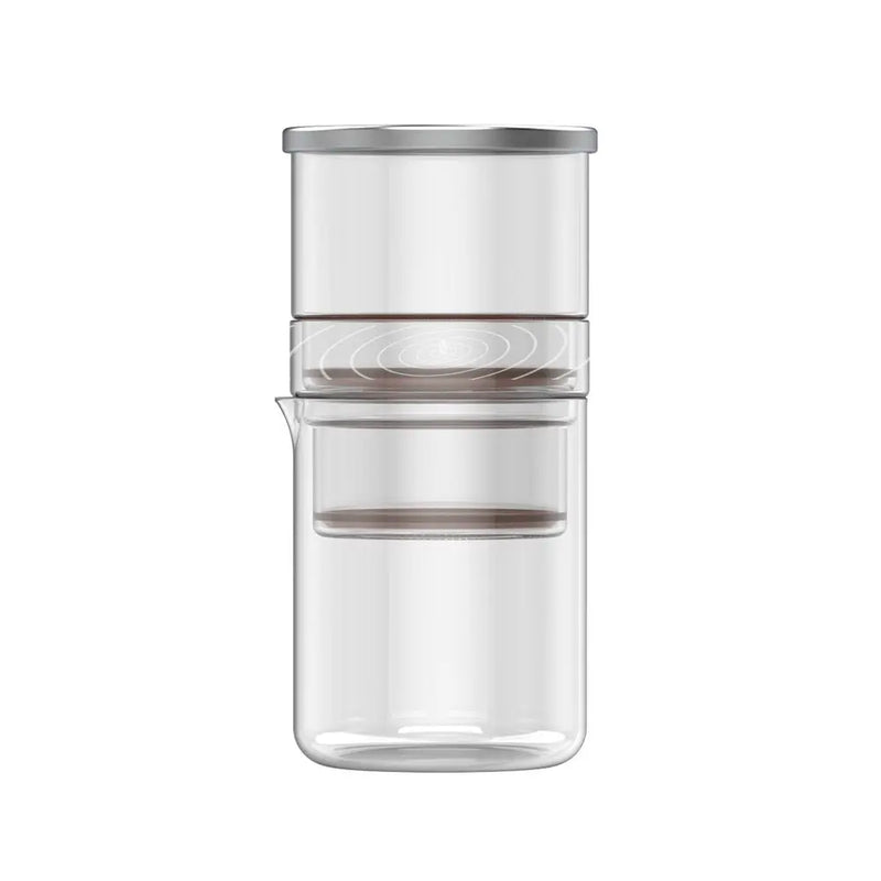 Ice Drip Cold Brew Maker 300ml Glass Slow Drip Transparent — close-up of key components and finish