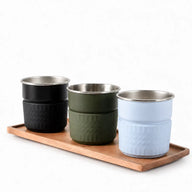 300ml Insulated Coffee Cup with Silicone Sleeve: yozcoffee 304 stainless steel insulated coffee cup 300ml s 01 cups