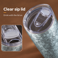 Titanium Travel Coffee Cup – 320ml, Crystalline Finish - Vorschaubild 5