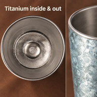 Titanium Travel Coffee Cup – 320ml, Crystalline Finish - Vorschaubild 6