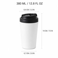 トラベルコーヒーマグ 380 ml｜内側セラミック加工・フリップ式ふたのサムネイル 4