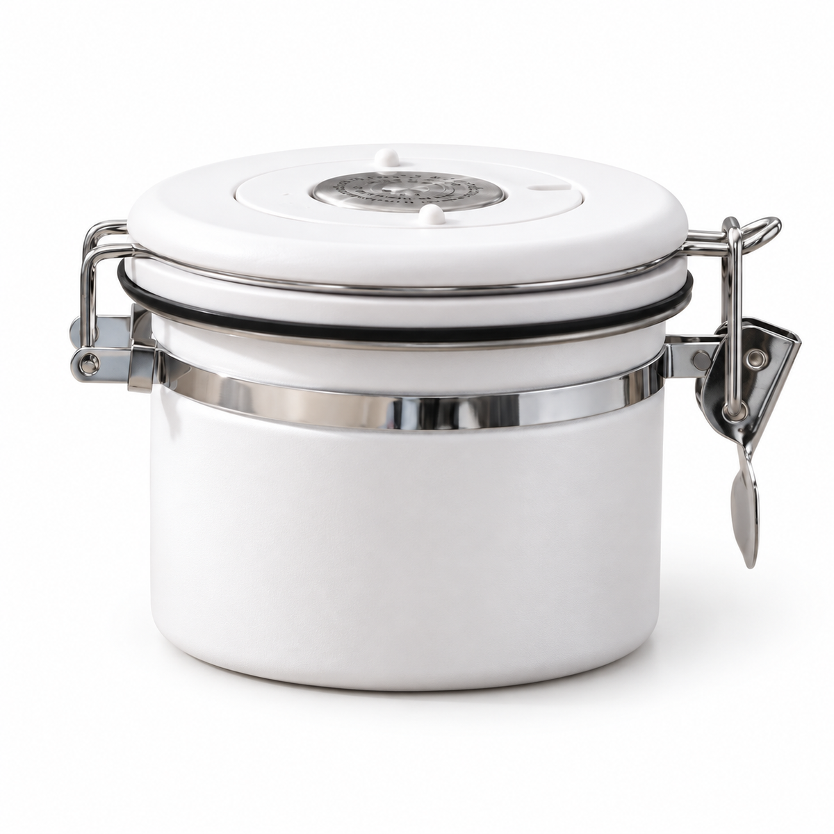 Coffee Bean Canister – 500ml, Stainless Steel & Date Dial - immagine del prodotto