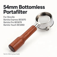 54mmボトムレスポルタフィルターのBreville BES870・BES878・BES880との互換性