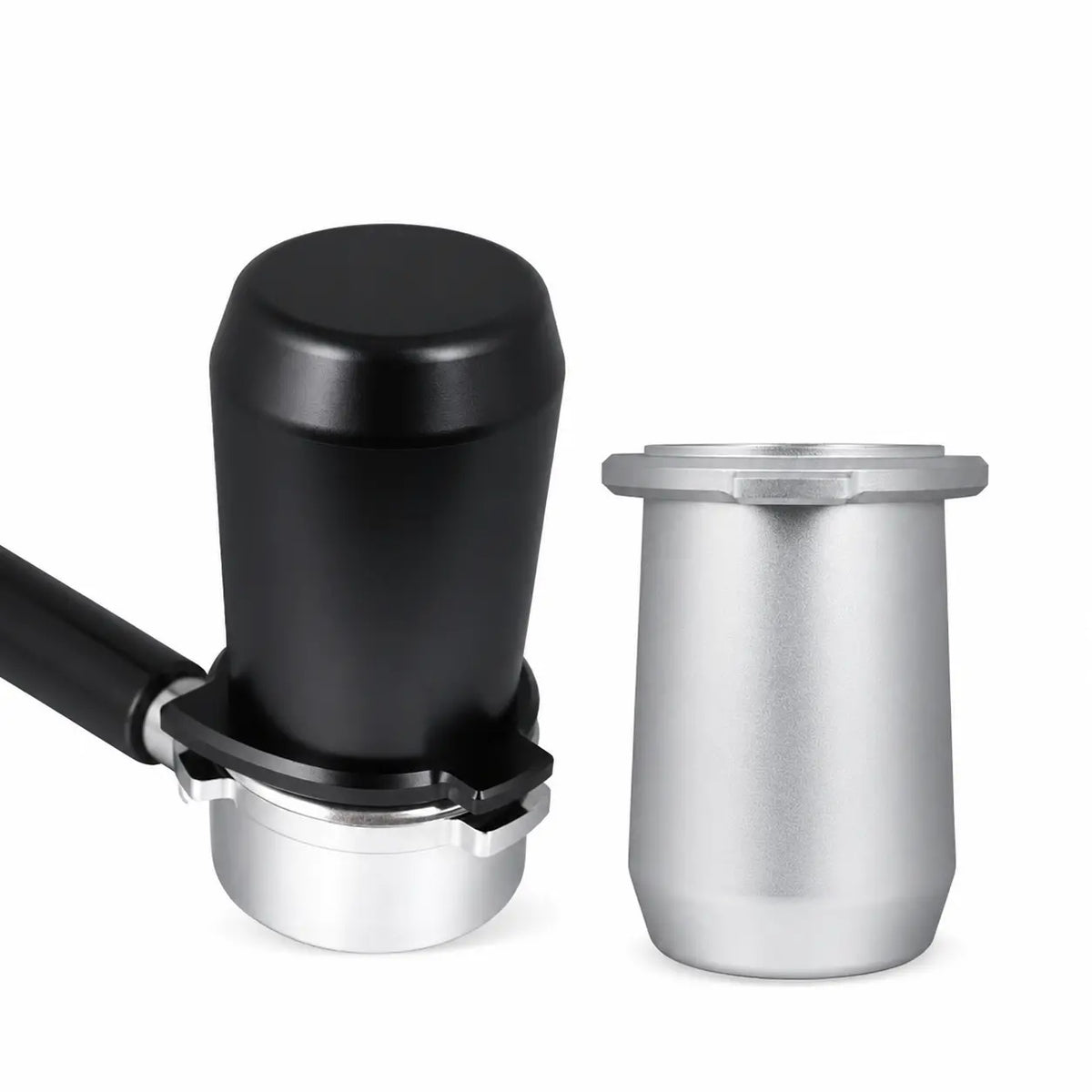 Breville Espresso Dosing Cup 54mm Aluminum Alloy Black/Silver: yozcoffee 54mm espresso dosing cup breville 8 series alumi