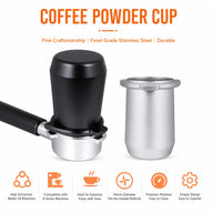 Breville Espresso Dosing Cup 54mm Aluminum Alloy Black/Silver: yozcoffee 54mm espresso dosing cup breville 8 series alumi (2)