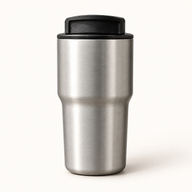 Mug de voyage pour café - 550ml, acier inoxydable, couvercle à double ouverture et poignée pliable - miniature 8