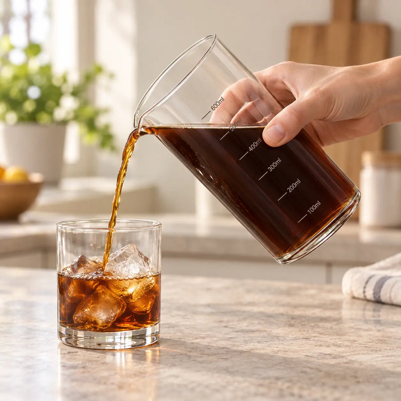 Cold-Drip-Kaffeebereiter – 600 ml Glasturm, einstellbarer Durchfluss - Produktbild