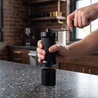 Manual Coffee Grinder 40 Settings Stainless Steel Burr: adjustment grinding