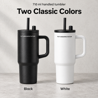 Insulated Tumbler with Handle & Straw – 710ml - miniatura 7