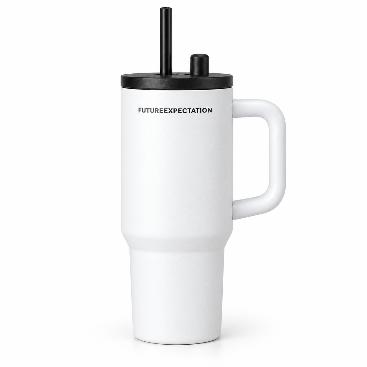 Insulated Tumbler with Handle & Straw – 710ml - immagine del prodotto