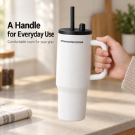 Insulated Tumbler with Handle & Straw – 710ml - miniatura 8