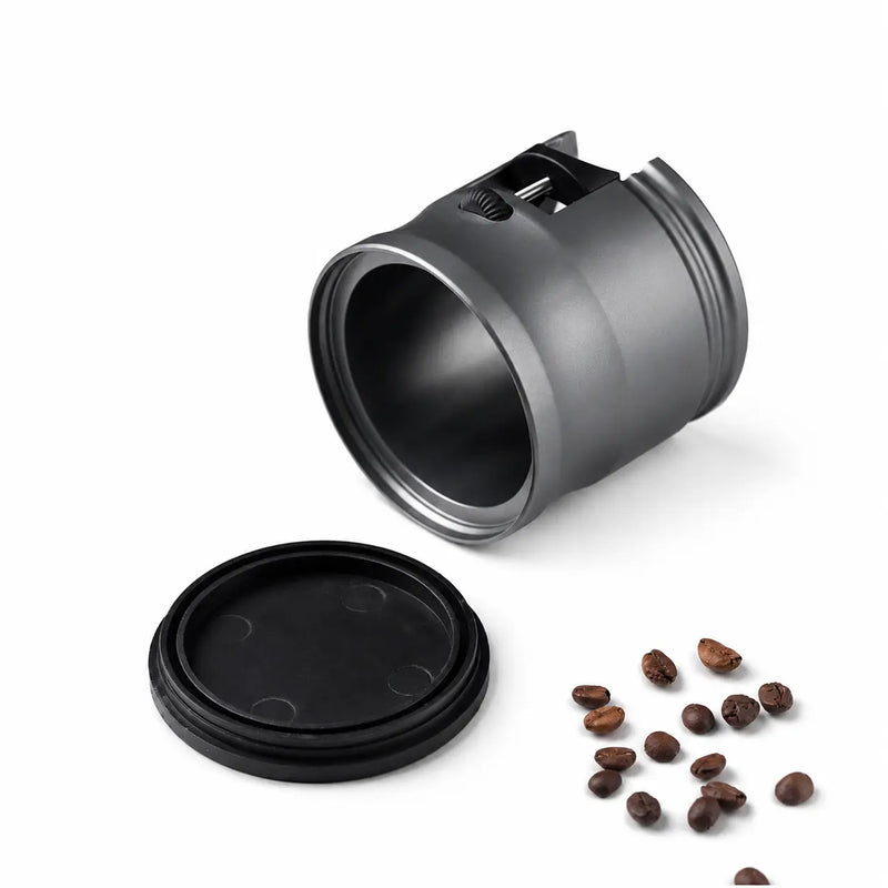 Espresso Tamping Stand Aluminum Alloy Adjustable Portafilter: yozcoffee aluminum alloy espresso portafilter tamping stan (4)