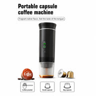 Portable Capsule Coffee Machine NS/DG Capsules & Ground Coffee: portable overview
