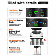 Portable Capsule Coffee Machine NS/DG Capsules & Ground Coffee: portable function details
