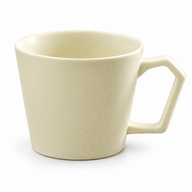 Ceramic Coffee Mug 360ml with Geometric Handle - Vorschaubild 1