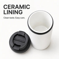トラベルコーヒーマグ 380 ml｜内側セラミック加工・フリップ式ふたのサムネイル 2