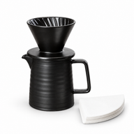Ceramic Pour Over Coffee Kit – 450ml Server, Optional Kettle - Vorschaubild 10
