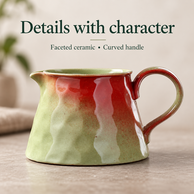 Ceramic Pour Over Coffee Set – 450ml Server & Dripper - Produktbild
