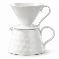 Ceramic Pour Over Coffee Set – 450ml Server & Dripper - Vorschaubild 1