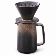 Ceramic Pour Over Coffee Set – 550ml Server & Dripper - Vorschaubild 1