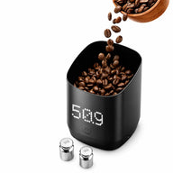 Rechargeable Coffee Bean Weighing Cup, 0.01g Precision: yozcoffee coffee bean weighing cup electronic rechargeable 03