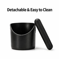 Coffee Knock Box 0.45L ABS Rubber Metal Espresso Bar: rubber metal espresso detachable bar