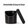 Yozcoffee black coffee knock box with detachable knock bar for easy cleaning
