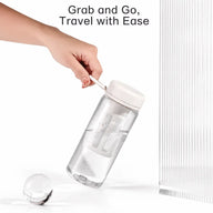 Cold Brew Infuser Bottle 450/600ml Glass Tea Coffee Brewer: grab go travel ease