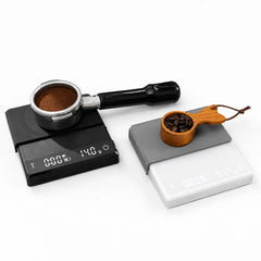 Yozcoffee Coffee Scale with Timer 2kg Digital Rechargeable Black/White