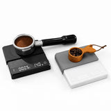 Yozcoffee Coffee Scale with Timer 2kg Digital Rechargeable Black/White