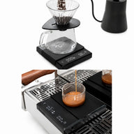 Coffee Scale with Timer 2kg Digital Rechargeable Black/White: task mq2mizq4d4wke