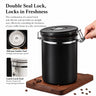 Yozcoffee double seal airtight coffee storage container with silicone gasket