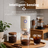 Yozcoffee rechargeable electric coffee grinder with intelligent sensing feature for daily coffee grinding
