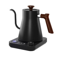 Electric Gooseneck Kettle 0.9L 304 Stainless Steel: yozcoffee electric gooseneck kettle 09l variable temperatu 02 black front