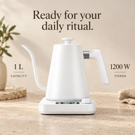 Yozcoffee Electric Gooseneck Kettle – 1L, Temperature Control - miniatura 7