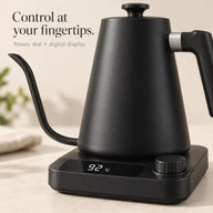 Yozcoffee Electric Gooseneck Kettle – 1L, Temperature Control - miniatura 4