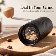 Faceted Manual Coffee Grinder – 5/6/7-Star Steel Burr - miniatura 6