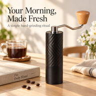 Faceted Manual Coffee Grinder – 5/6/7-Star Steel Burr - miniatura 4