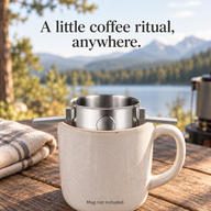 Filtro caffè pieghevole per pour-over – Acciaio inox 304 - miniatura 3