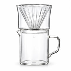 Glass Pour Over Coffee Maker Set – 400ml Carafe & Dripper