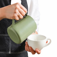 Latte Art Milk Pitcher 350/600ml 304 Stainless Steel Gradient: yozcoffee gradient milk frothing pitcher 304 stainless ste (3)