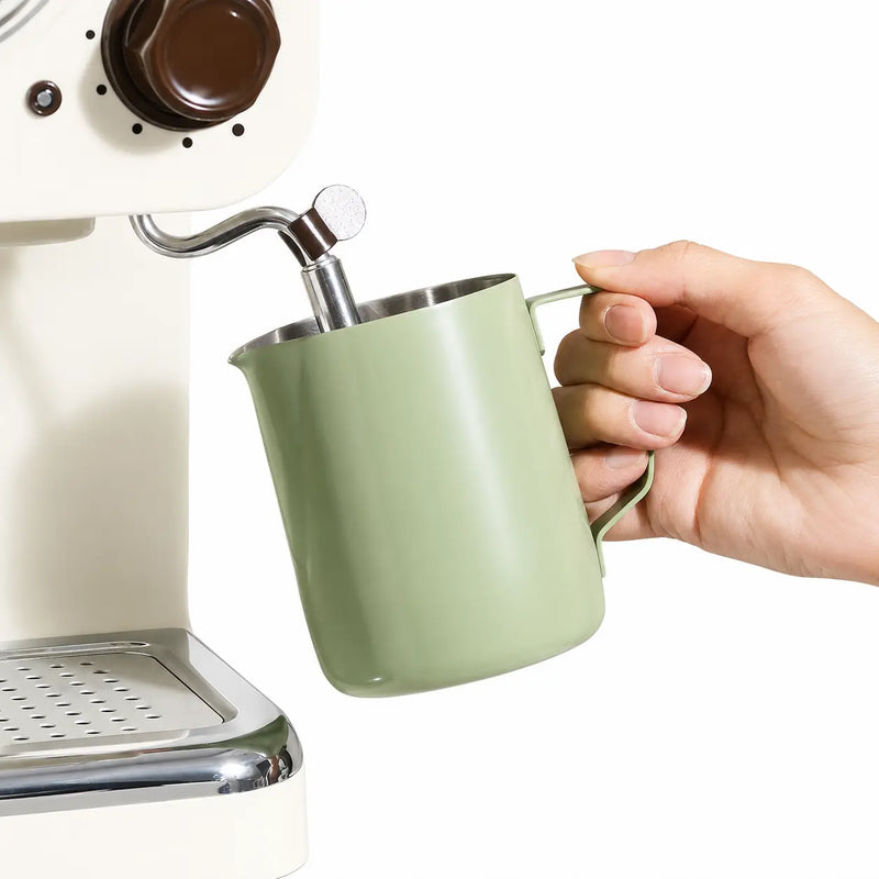 Latte Art Milk Pitcher 350/600ml 304 Stainless Steel Gradient: yozcoffee gradient milk frothing pitcher 304 stainless ste (4)