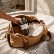 Pour Over Coffee Maker 304 Stainless Steel Tritan Portable: in a lifestyle coffee setup