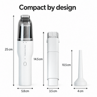 Handheld Coffee Cleaning Vacuum – 50W, 130ml Dust Cup, White - miniatura 7