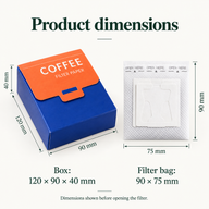 Bustine filtro caffè con alette – Confezione da 50 - miniatura 6