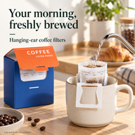 Bustine filtro caffè con alette – Confezione da 50 - miniatura 2